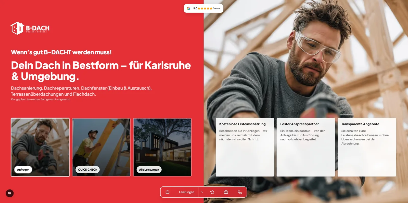B2B-Handwerker-Homepage B-DACH