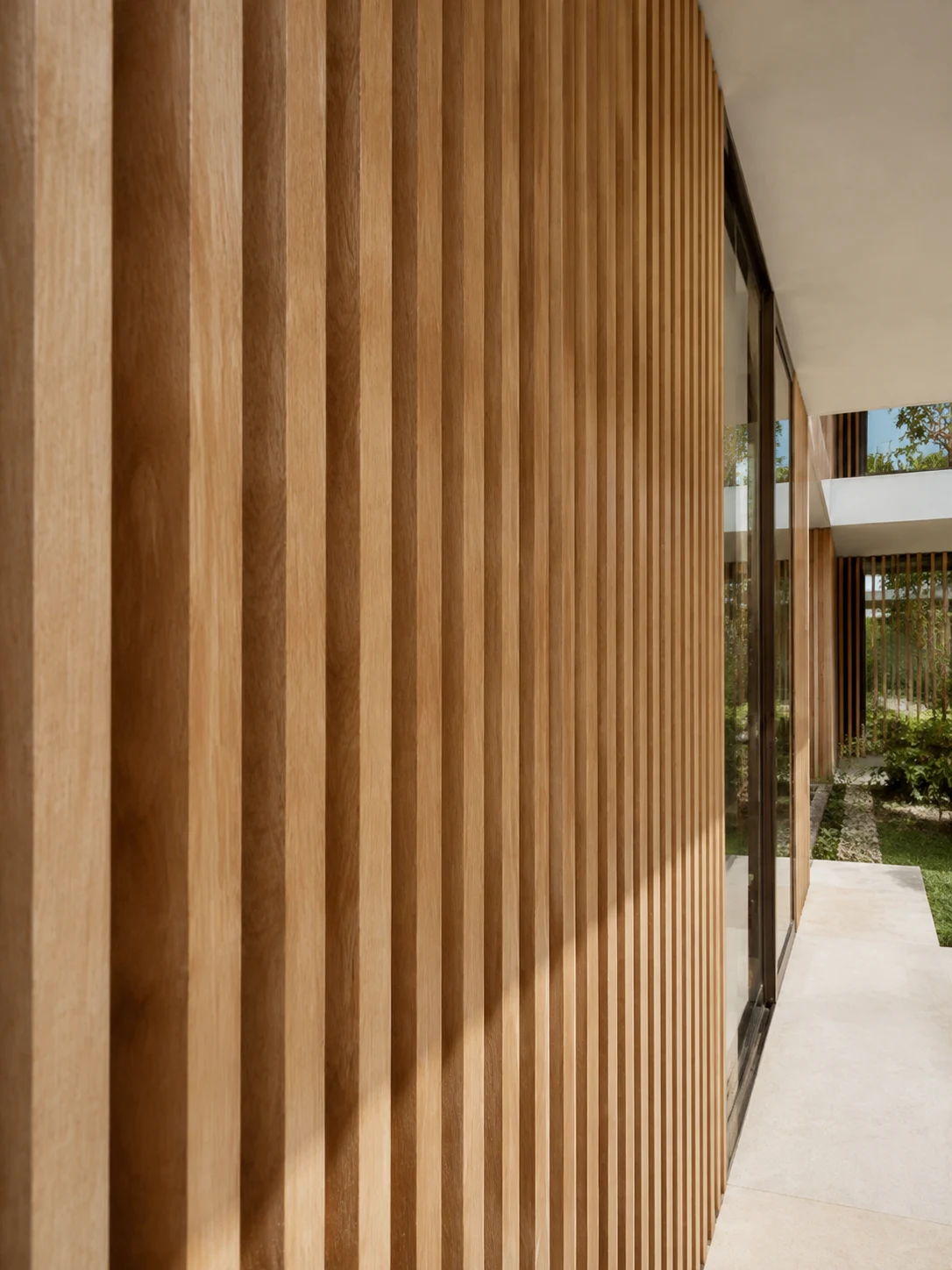 Wood architectural detail