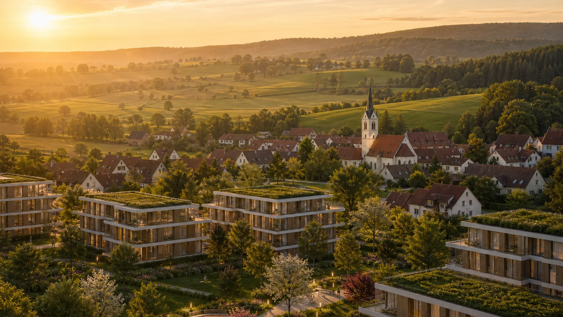 Mehrlenstein and the surrounding town